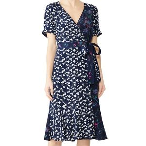 Tanya Taylor Two pattern wrap dress